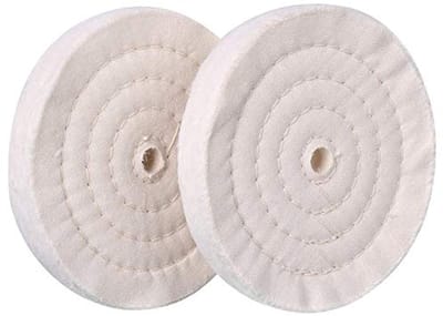Polijst- en Buffen Wiel 6 inch voor Bankslijpmachine - 2 Stuks