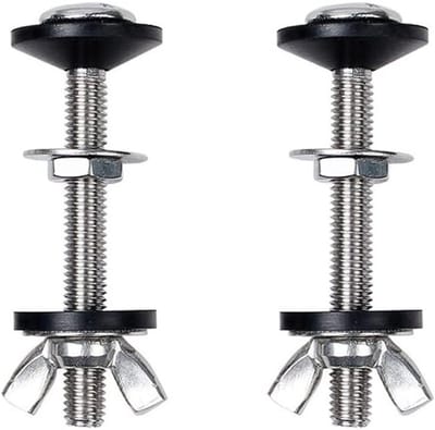 MK Stoer -Toilet Split Watertank Bevestigingsschroef Accessoires - Schroef Voor Bevestiging - Universele Montage - Wit - Vervangende Onderdelen - Geschikt voor Meerdere Modellen - 2 Stuks