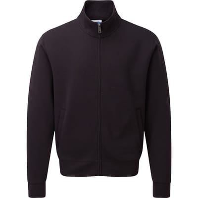 Russell Heren Authentiek Sweatshirt-jasje met volledige ritssluiting (Zwart)
