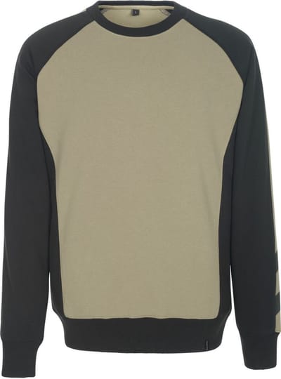 Mascot Unique Sweatshirt 50570-962 - lichtkhaki/zwart - 2XL