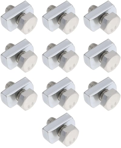 Dailygoods - 10 Paar Kanaalmoeren en Bouten voor Zonnepaneel Installatie