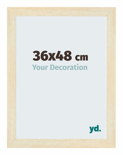Your Decoration - Puzzellijst 36x48 cm - Zand Geveegd - Puzzellijst 500-1000 stukjes - MDF Fotolijst - Mura