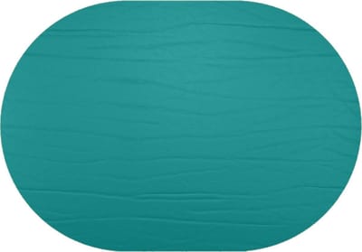 Daff Leatherixx Dumbo Placemat - Leer - Ovaal - 34 x 42 cm - Everglade