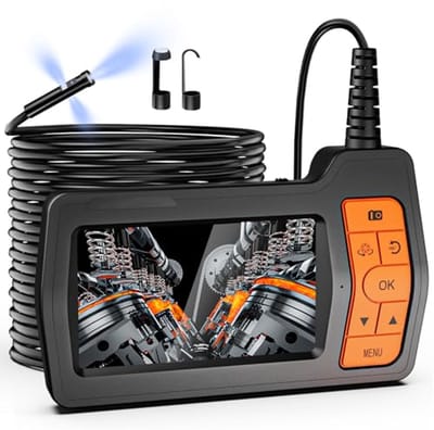 Endoscoopcamera - 3 lenzen - 15 m kabel - 5 inch IPS-scherm - 1080P HD - IP67 waterdicht - 32 GB kaart inbegrepen