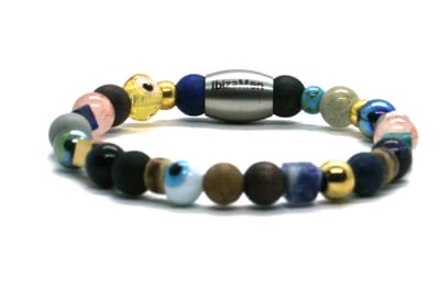 IbizaMen KIDS - Jongens - armband - edelsteen - mix