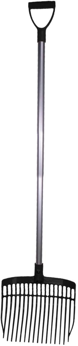 Vplast Mestvork met Steel - 115 cm - Aluminium Steel - Tuinvork - Kunststof - Zwart