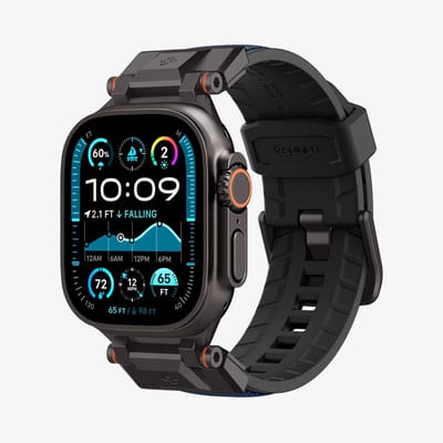Spigen DuraPro Armor - Apple Watch 6 Case - Granat - Hoge Duurzaamheid - Elegante Bescherming