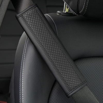 Autogordelkussens - Gordelbeschermers - Comfortabel Rijden - Zachte Demping - 2 stuks - Zwart