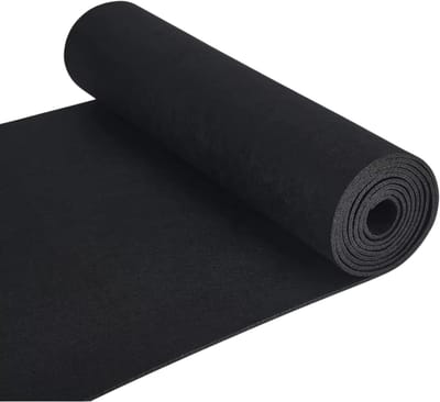 Perfecte Zwarte Vilt Rol – 78,7x15,7 inch, 3mm Dik - Ideaal voor Handwerk, Naaien en Creatieve Decoratie