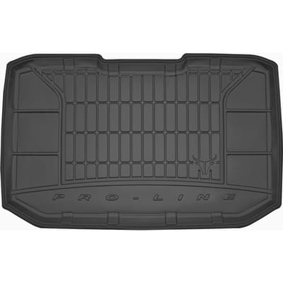 Premium Brand - Nissan Note I 2006-2012 - Kofferbakmatten - TPE Rubber - 5 cm Hoge Rand - Lage Laadvloer
