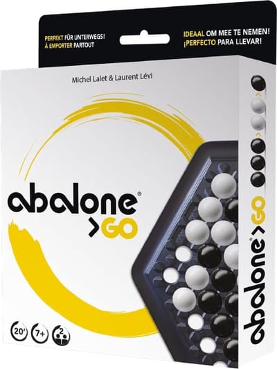 Abalone Go reisspel - 2 spelers - strategisch spel