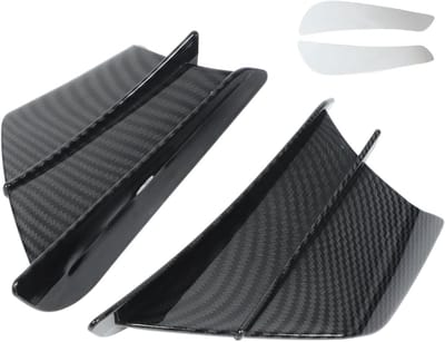 Aerodynamische Winglets voor Motoren - Spoiler Kit van ABS - Universele Set van 1 Paar voor Verbeterde Stabiliteit en Prestaties