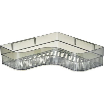 Douche Hoekplank Plastic Hoek Douchemand Wandmontage Douche Organizer voor Badkamer Toilet donkergroene kleur