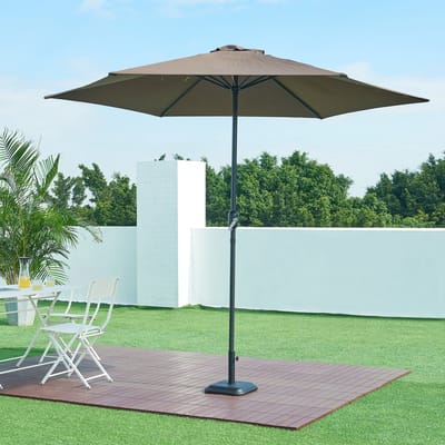 Parasolvoet Biccari parasolhouder beton vierkant 35x35x4,5 cm casa.pro