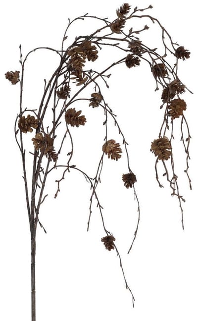Countryfield kunsttak decoratie Larix XL bruin 133x12x8cm kerst.