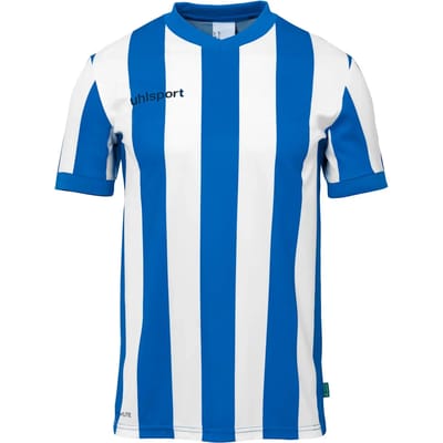 Uhlsport Stripe 2.0 Shirt Korte Mouw Kinderen - Royal / Wit | Maat: 116