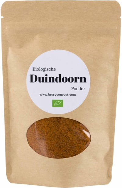 Biologische duindoornbessen poeder 150 gram