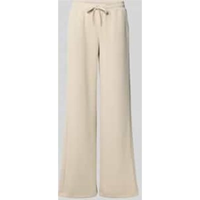 Wide leg sweatpants met elastische band, model 'SCUBA'
