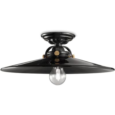 Ferroluce Plafondlamp C105 zwart