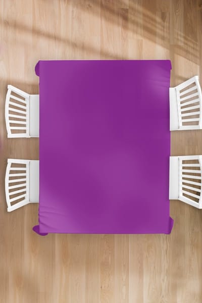 Tafelkleed - Tafellaken - 150x200 cm - Paars - Kleuren - Effen - Binnen en Buiten