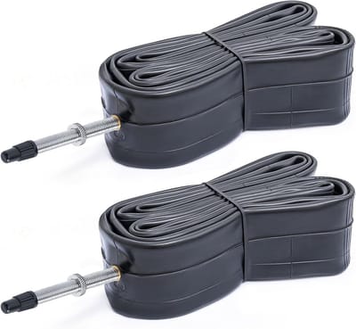 Fiets Binnenbanden 700x25 t/m 32C - Set van 2 - Geschikt voor 28 Inch Velgen - Schrader (Frans) Ventiel 60mm
