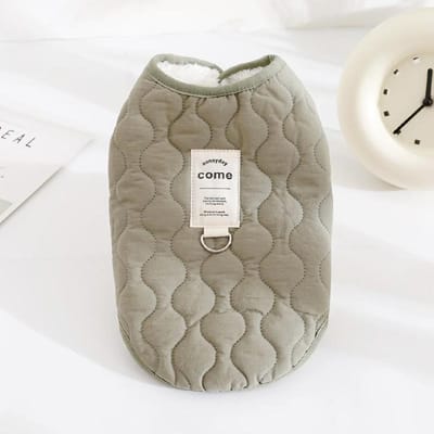 Vêtements d'hiver pour chiens, veste chaude d'extérieur résistante au froid pour chien, avec doublure en coton polaire, Chihuahua, bouledogue français, manteau pour chiot S gray