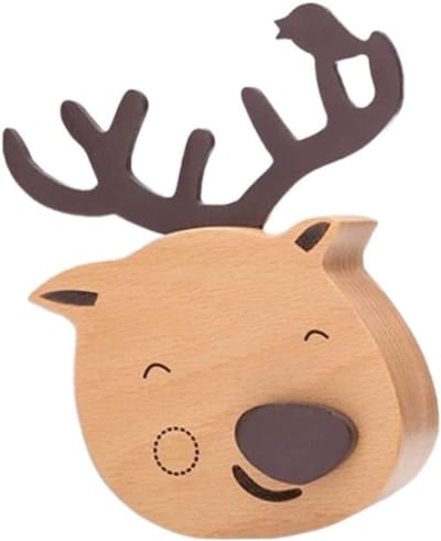 Houten Muziekdoos - Creatief Plezier - Cadeau Idee - Massief Beukenhout - 15 x 15 x 10 cm - Natuurlijk
