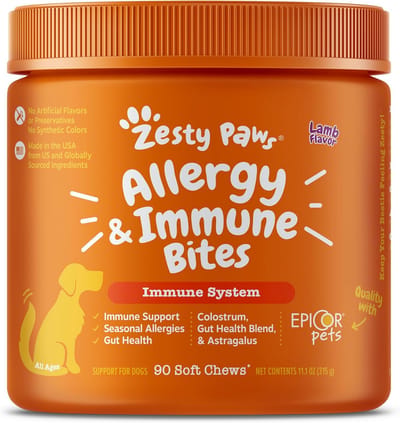 Immuniteit Kauwtabletten voor Honden - 90 Stuks voor Allergie Ondersteuning