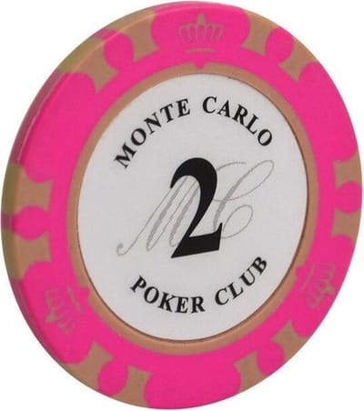 5 stuk Professionele Upscale Klei Casino Texas Poker Chips 14G waarde 2