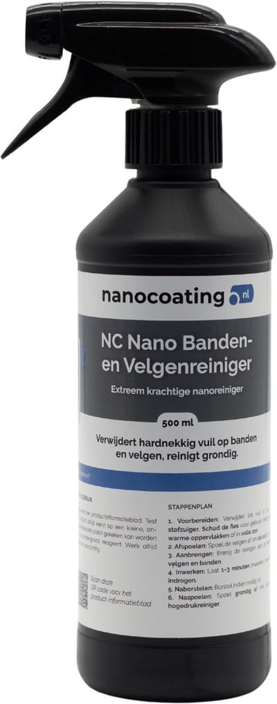 NC Nano Banden- en Velgenreiniger – Velgenreiniger | Verwijdert Remstof | Krachtig & Veilig