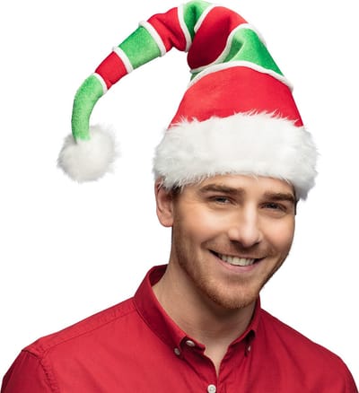 Boland - Kerstmuts Willow - Één maat - Volwassenen - Unisex - Kerst - Elf - Themafeest
