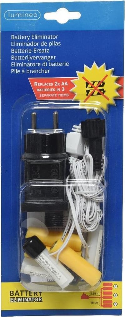 Lumineo - Batterij vervanger 3x 3x AA wit
