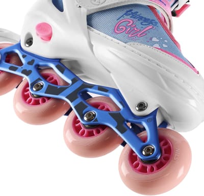 Nils Extreme Princess - Recreatieve Inlineskates - Wit - Maat S 31-34