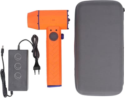 Elektrische persluchtblazer - Draagbare ventilator - Stof verwijderen - Traploze snelheidsinstelling - 32000 mAh - Zwart