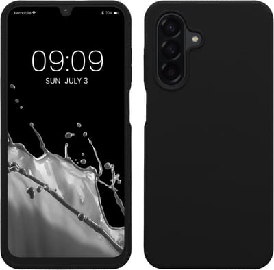 kwmobile telefoonhoesje geschikt voor Samsung Galaxy A26 5G - Hoesje met siliconen coating - Smartphone case in zwart
