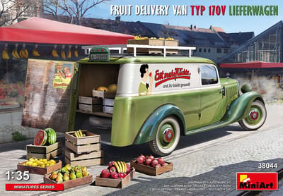 MiniArt Modelbouwpakket Militaire voertuigen - 38044 Fruit Delivery VAN Typ 170V Lieferwagen Plastic - 1:35 - Modelbouw