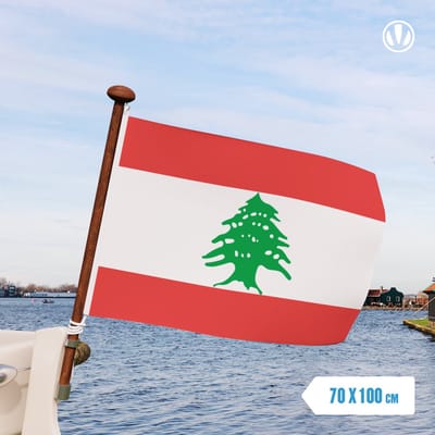 Vlag Libanon 70x100cm