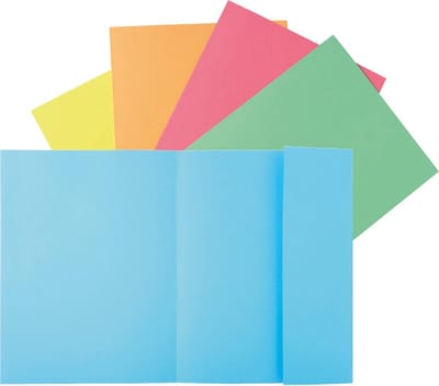 Exacompta 5x SUPER 210 - Pak van 50 dossiermappen met 1 klep - 24x32cm - Geassorteerd - 339000E