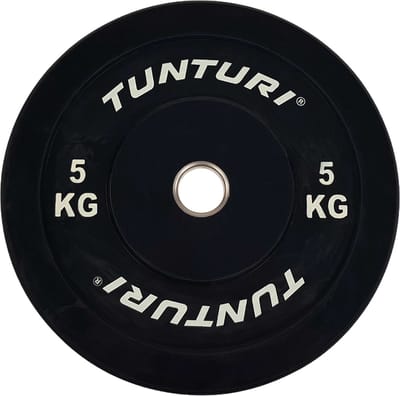 Tunturi Halterschijf 5kg Black - Incl. gratis fitness app