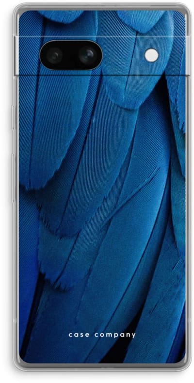 Case Company® - Hoesje geschikt voor Google Pixel 7A hoesje - Pauw - Soft Cover Telefoonhoesje - Bescherming aan alle Kanten en Schermrand