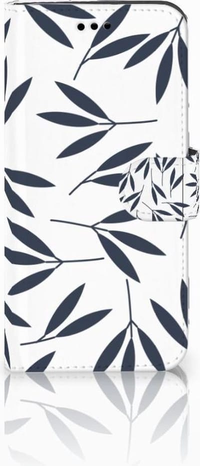 Huawei P10 Lite Hoesje Leaves Blue