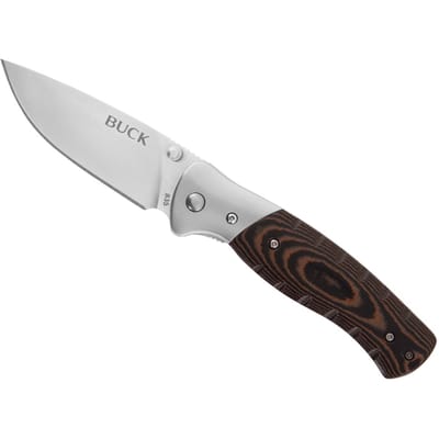Buck Zakmes Small Folding Selkirk Micarta Clampack