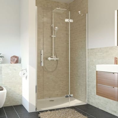 Breuer Avanta swing door with fixed part for niche 90 cm, connection r. 1404.005.101.004
