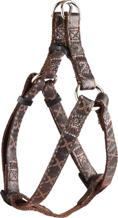 Flamingo Odin Step&go - Harnas Honden - Harnas Step&go Odin Bruin Xs 30-40cm 10mm - 1st - 128026 - 1st