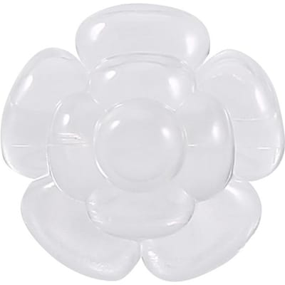 Lot de 50 bagues pour ongles, flacons de gel de manucure portables, affichage des couleurs (Papillon beige) white