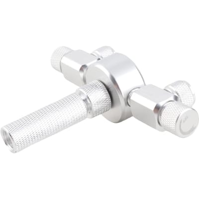 Aquarium Tank CO2 Splitter Regulator Distributeur Naald Fijnregelkraan voor CO2 Regulator 2 Way Outlets white