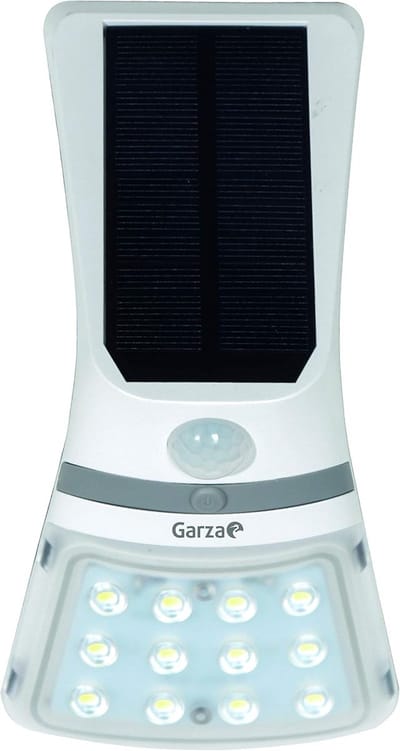 Solar LED Buitenlamp met Schemer- en Bewegingssensor | Warm Wit Licht
