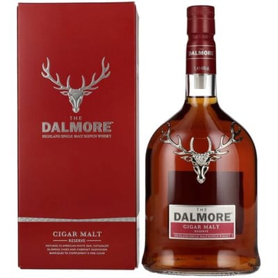 The Dalmore CIGAR MALT Reserve Highland Single Malt Scotch Whisky 44% Vol. 1l in geschenkverpakking