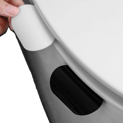 Toilet Deksel Lifter - WC Bril Handvat - Hygiënisch Gebruik - Eenvoudige Installatie - 60x70mm - Wit Zwart