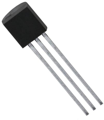 Transistor - Halfgeleider Component - Elektronische Circuits - TO-92 Omhulsel - V6300RTO3C - Metaal
